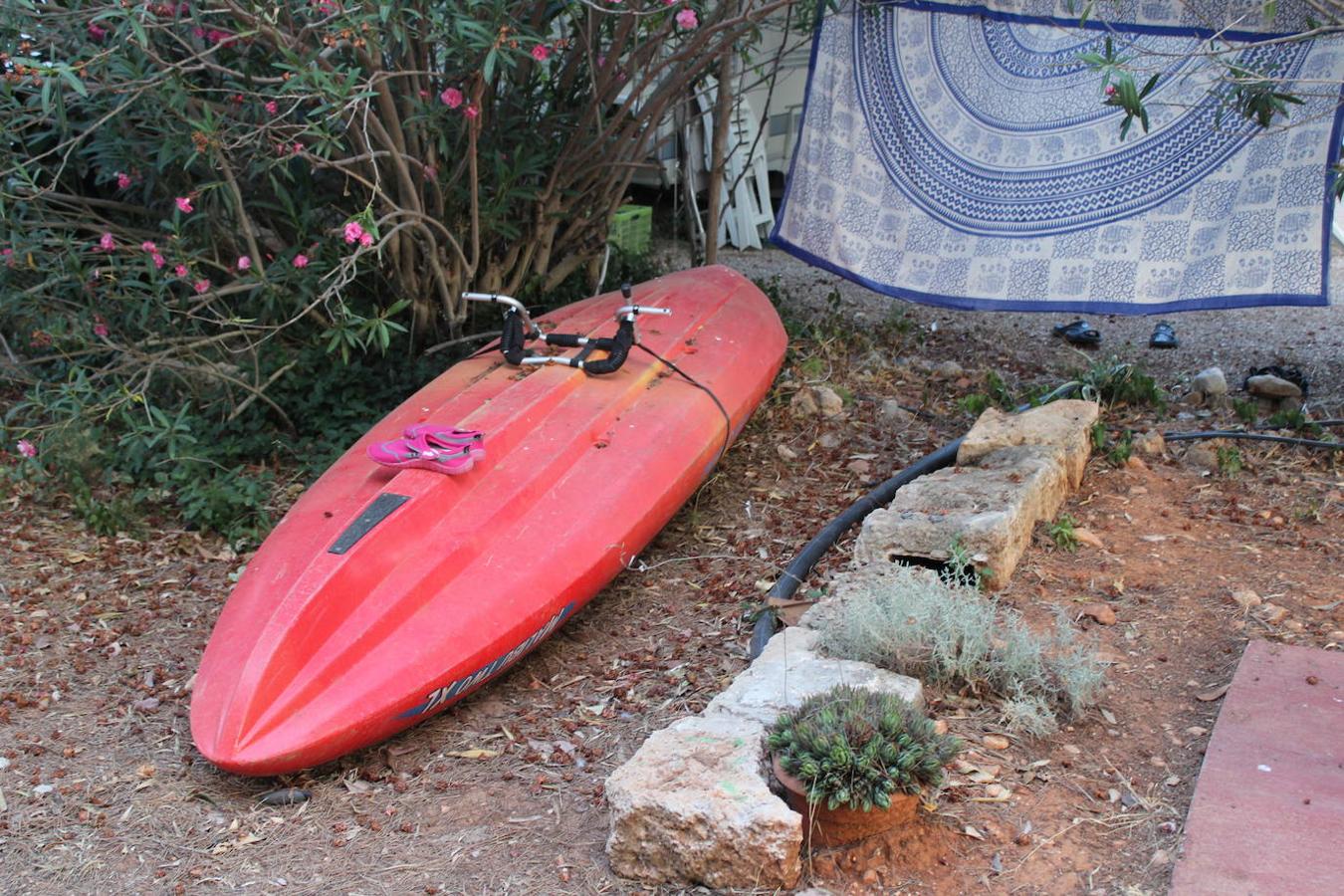 Kayak de uno de los huéspedes.