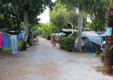 Imagen secundaria 1 - Camping Los Pinos. Lourdes y Gustavo en el camping. 