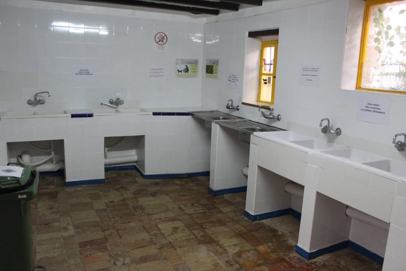 lavabos del camping.