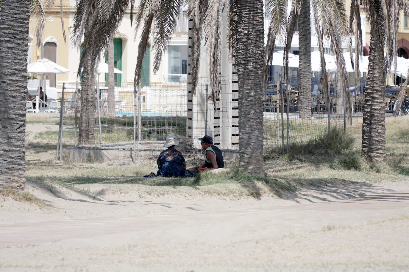 La Malvarrosa, la playa más emblemática y visitada de Valencia. 