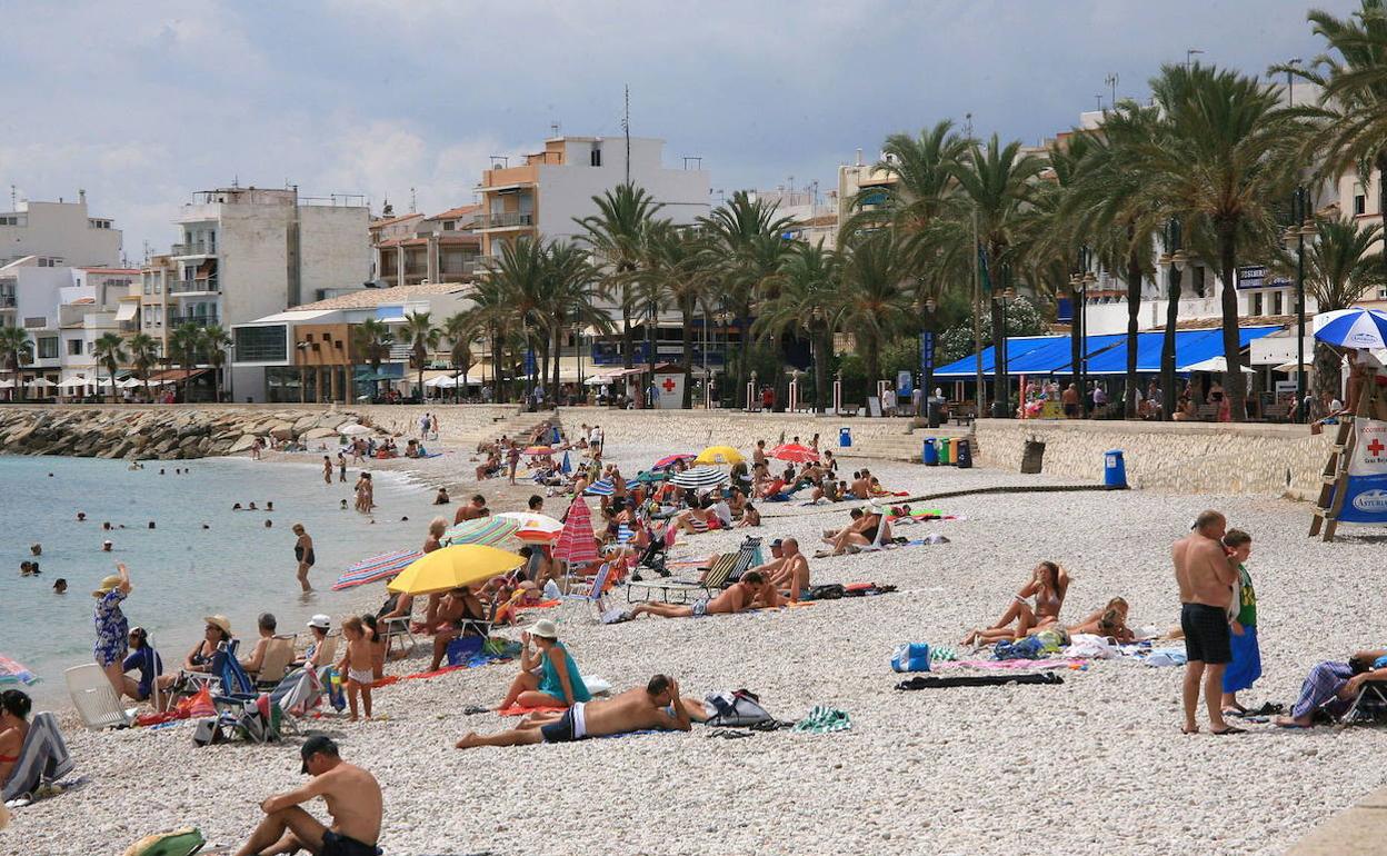 La playa de Xàbia.