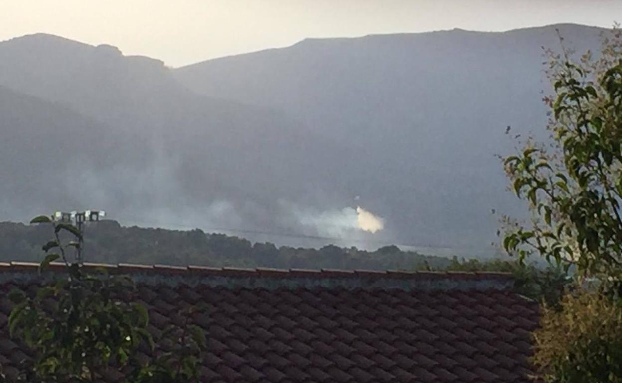 Incendio forestal en Gandía. 