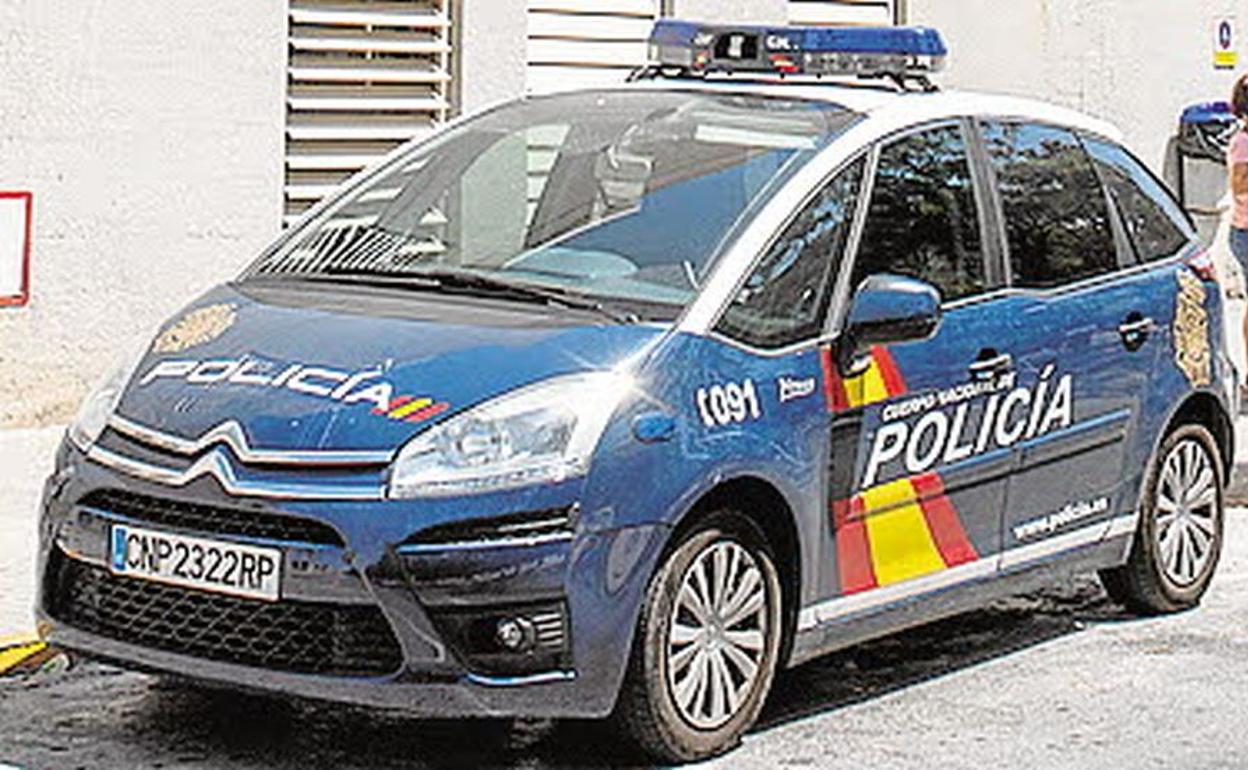 Coche de la Policía Nacional.