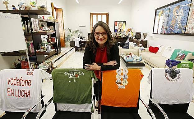 La vicepresidenta de la Generalitat, Mónica Oltra.