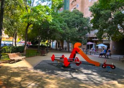 Imagen secundaria 1 - Aspecto del barrio La Luz en la actualidad.