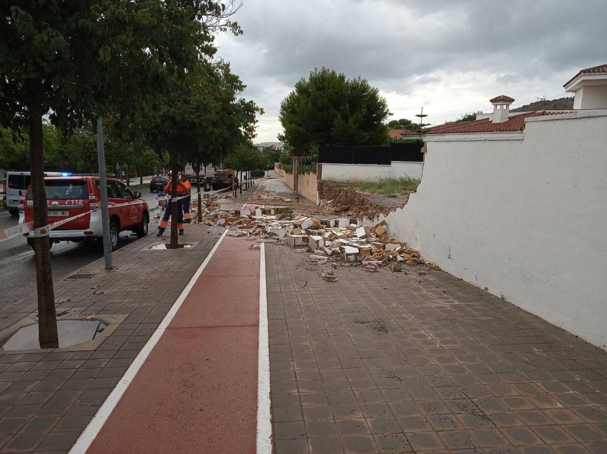 Fotos: Temporal de lluvia y viento en la Comunitat