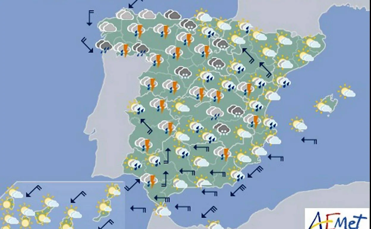 El tiempo en España: Aemet alerta de precipitaciones importantes en Península y Baleares desde el domingo hasta mediados de semana