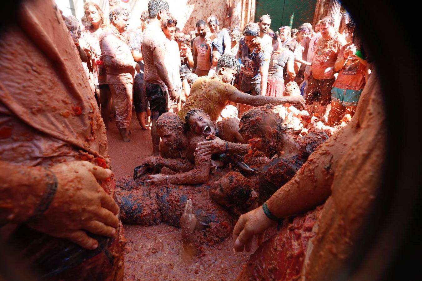 Fotos: La Tomatina de Buñol 2019, en imágenes