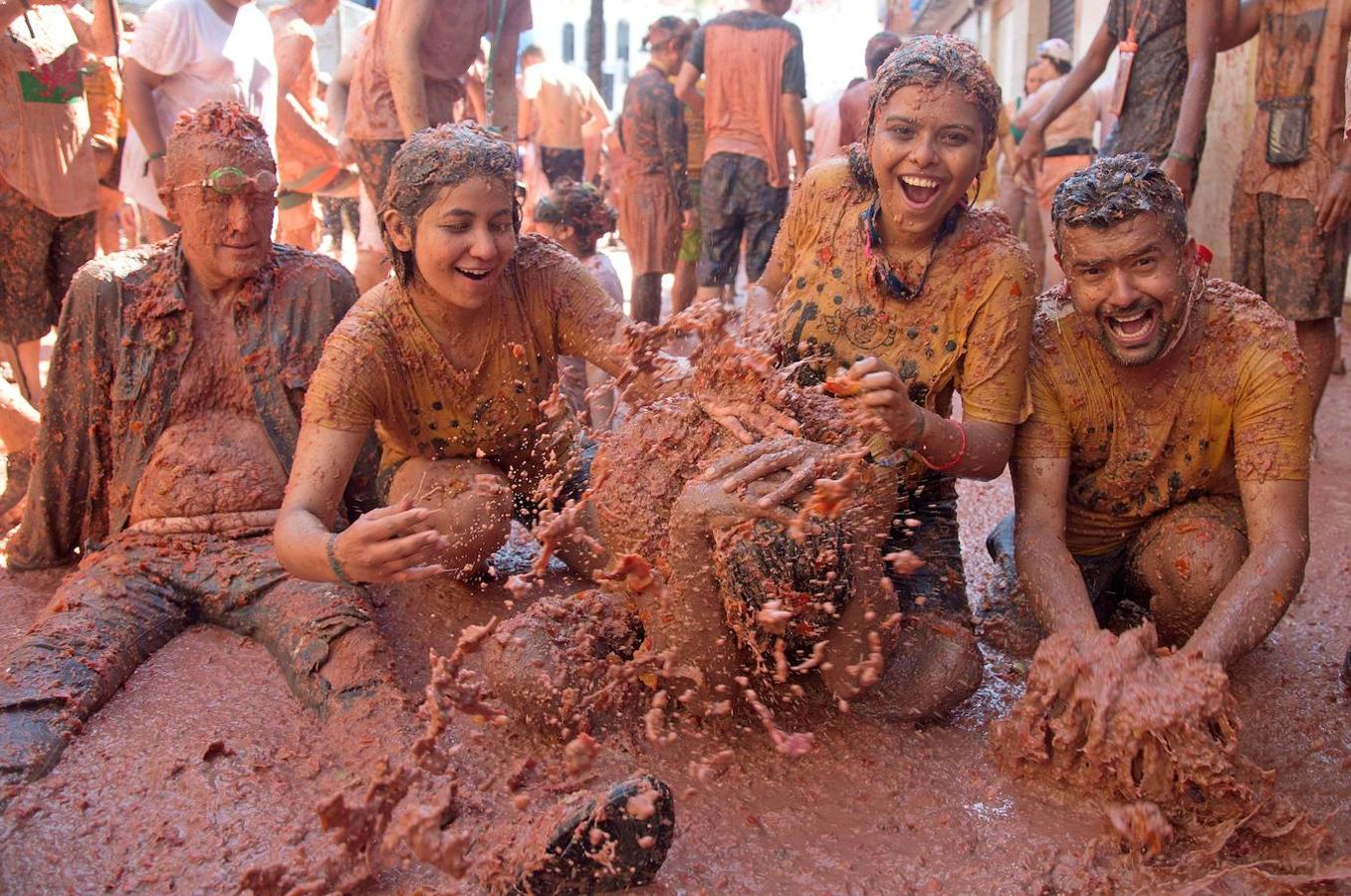 Fotos: La Tomatina de Buñol 2019, en imágenes
