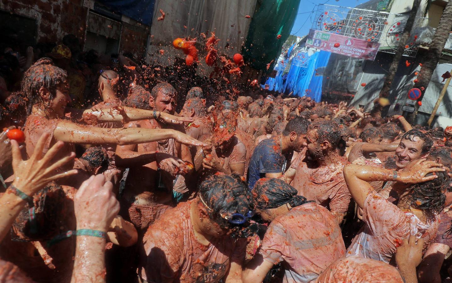 Fotos: La Tomatina de Buñol 2019, en imágenes
