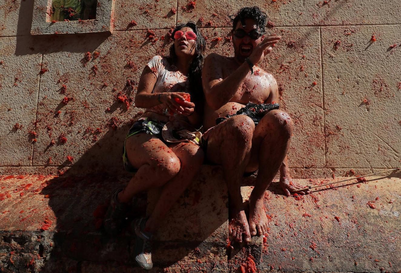 Fotos: La Tomatina de Buñol 2019, en imágenes