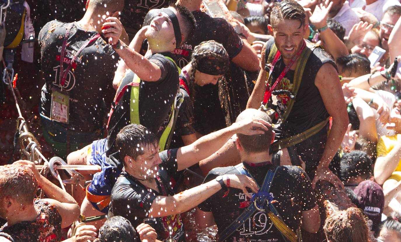 Fotos: La Tomatina de Buñol 2019, en imágenes