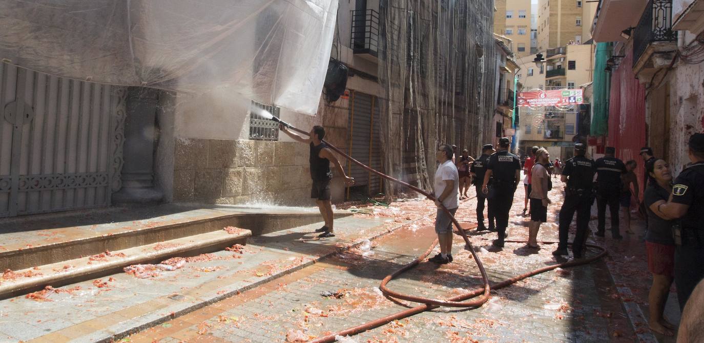 Fotos: La Tomatina de Buñol 2019, en imágenes