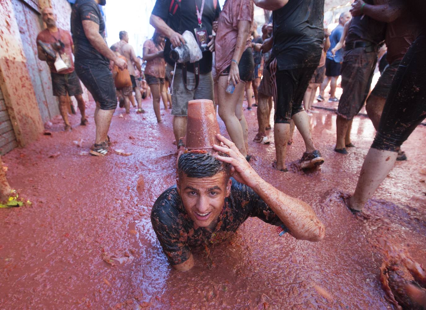 Fotos: La Tomatina de Buñol 2019, en imágenes