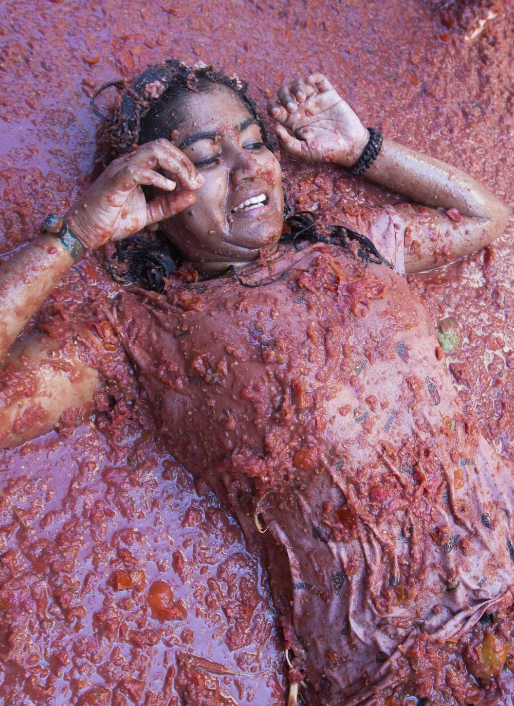 Fotos: La Tomatina de Buñol 2019, en imágenes