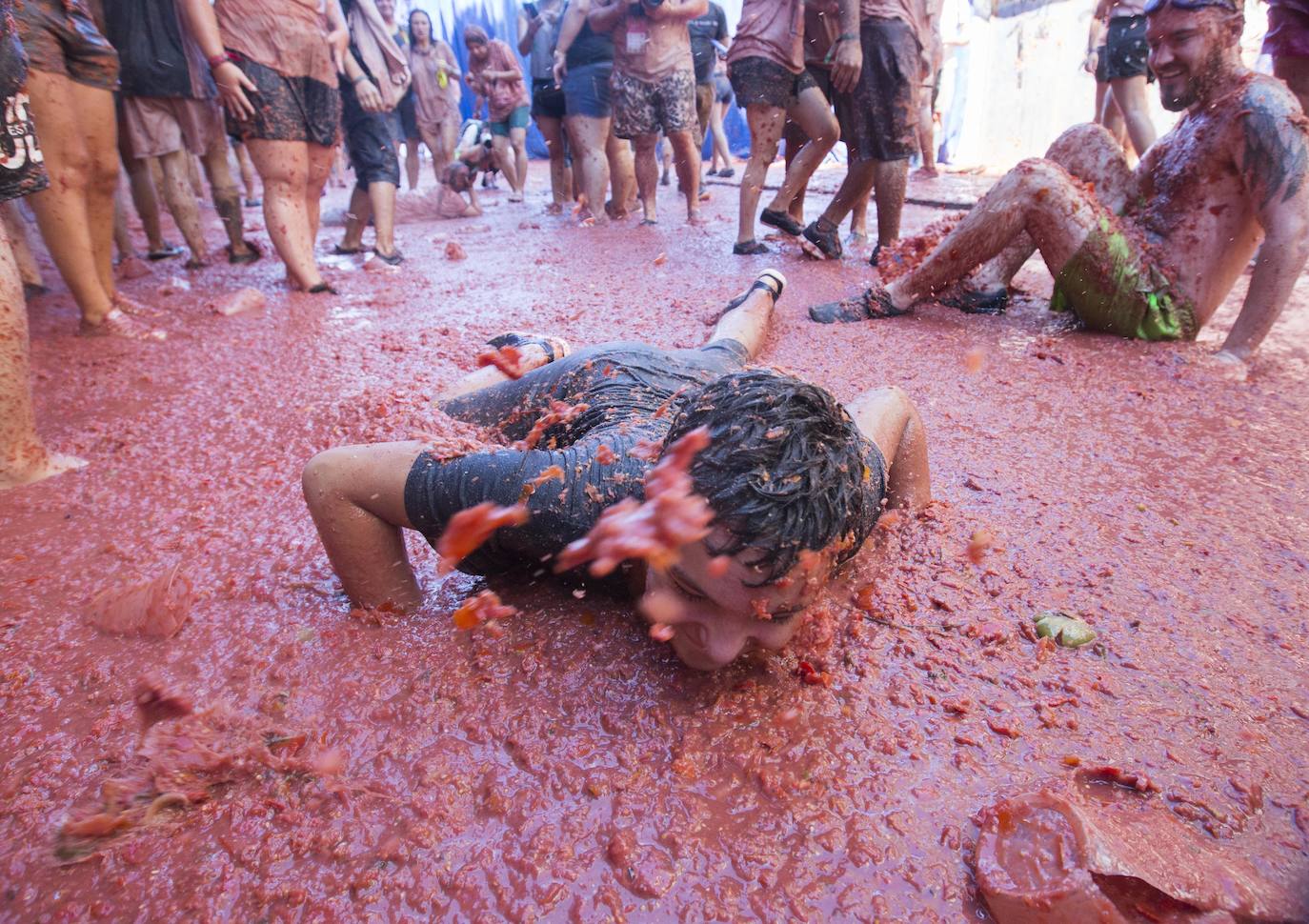 Fotos: La Tomatina de Buñol 2019, en imágenes