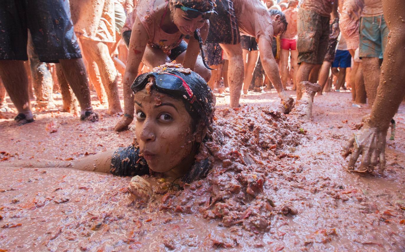 Fotos: La Tomatina de Buñol 2019, en imágenes