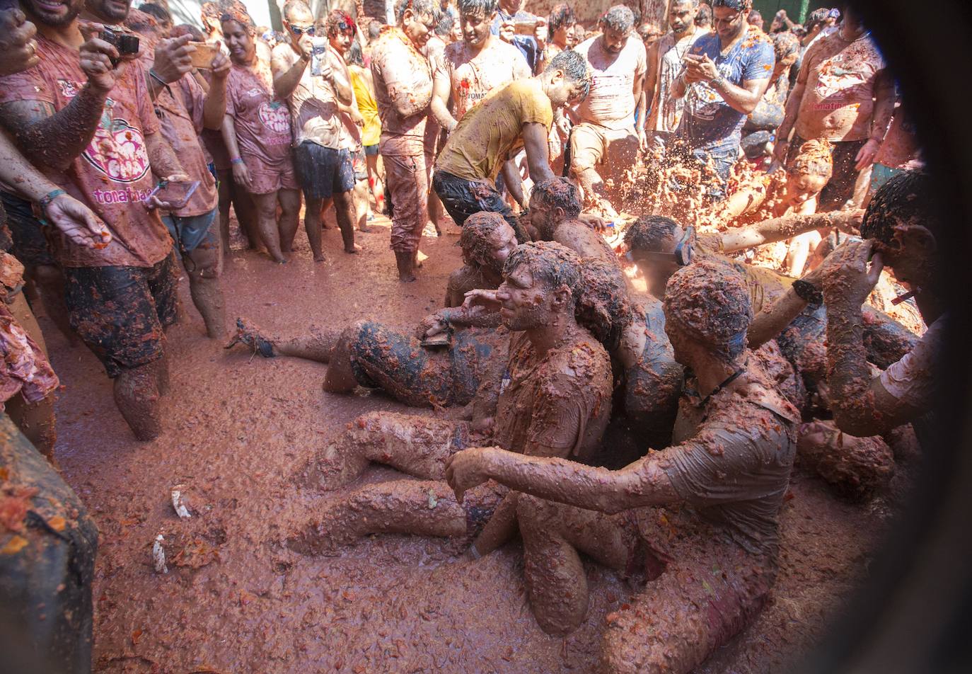 Fotos: La Tomatina de Buñol 2019, en imágenes