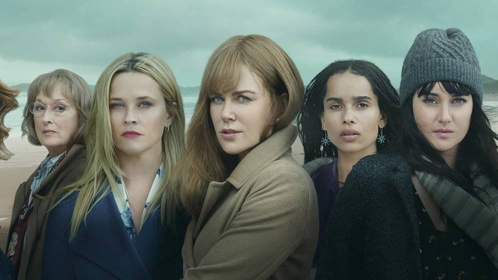 Big Little Lies (HBO). Se trata de uno de los títulos más premiados de los últimos tiempos, sobre un grupo de mujeres que oculta sus frustraciones. 