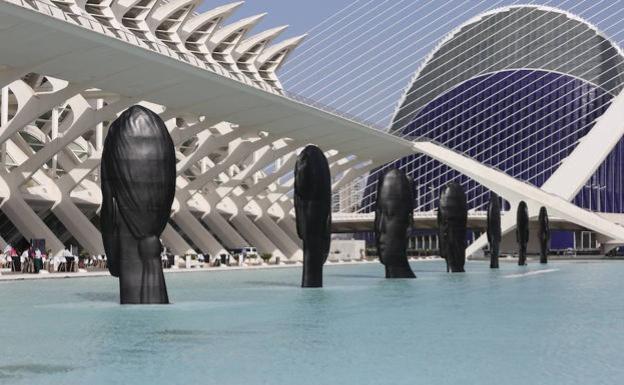 Las siete esculturas de Jaume Plensa.