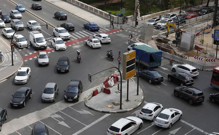 Atascos en Valencia tras la vuelta de las vacaciones