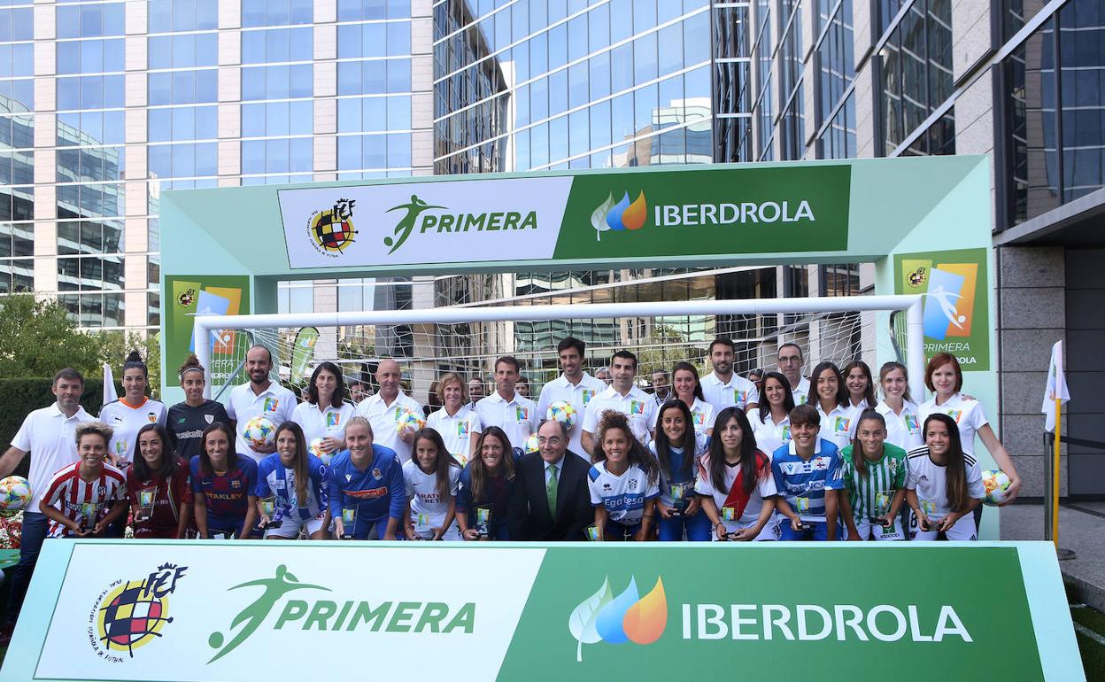 Presentación de la nueva temporada de la Liga Iberdrola. 