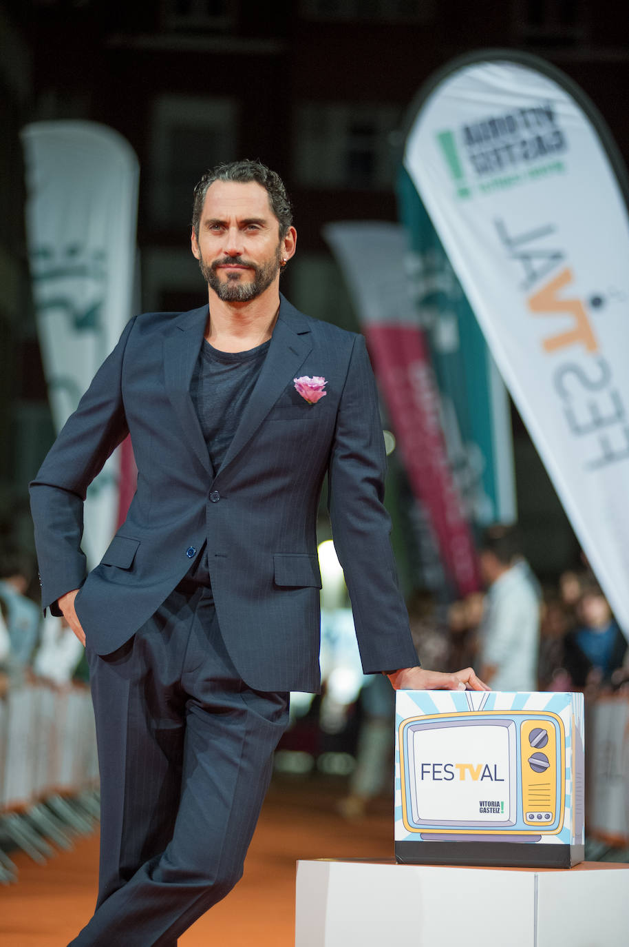 Paco León también se ha dejado ver en Vitoria.