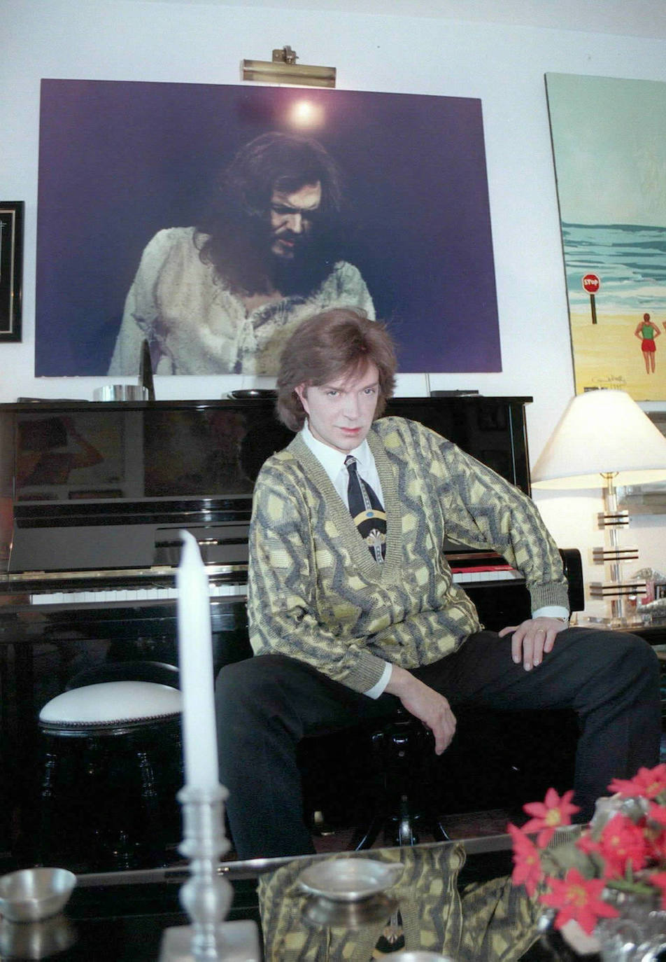 Camilo Sesto en su casa de Alcoy en 1997.