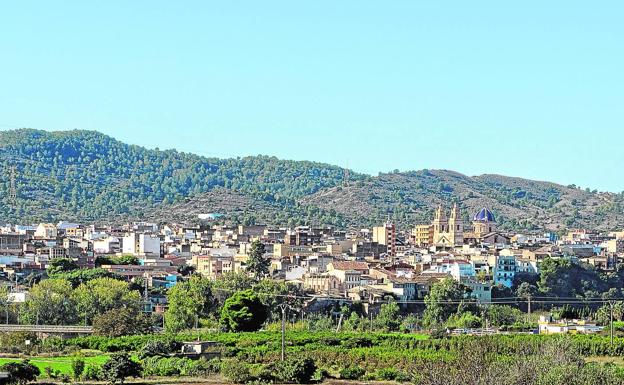 Imagen panorámica de Riba-roja. 