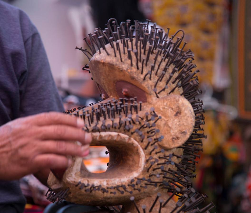 Ciudad de México. Capital Mundial del Diseño 2018. Un elemento, en una de las exposiciones.