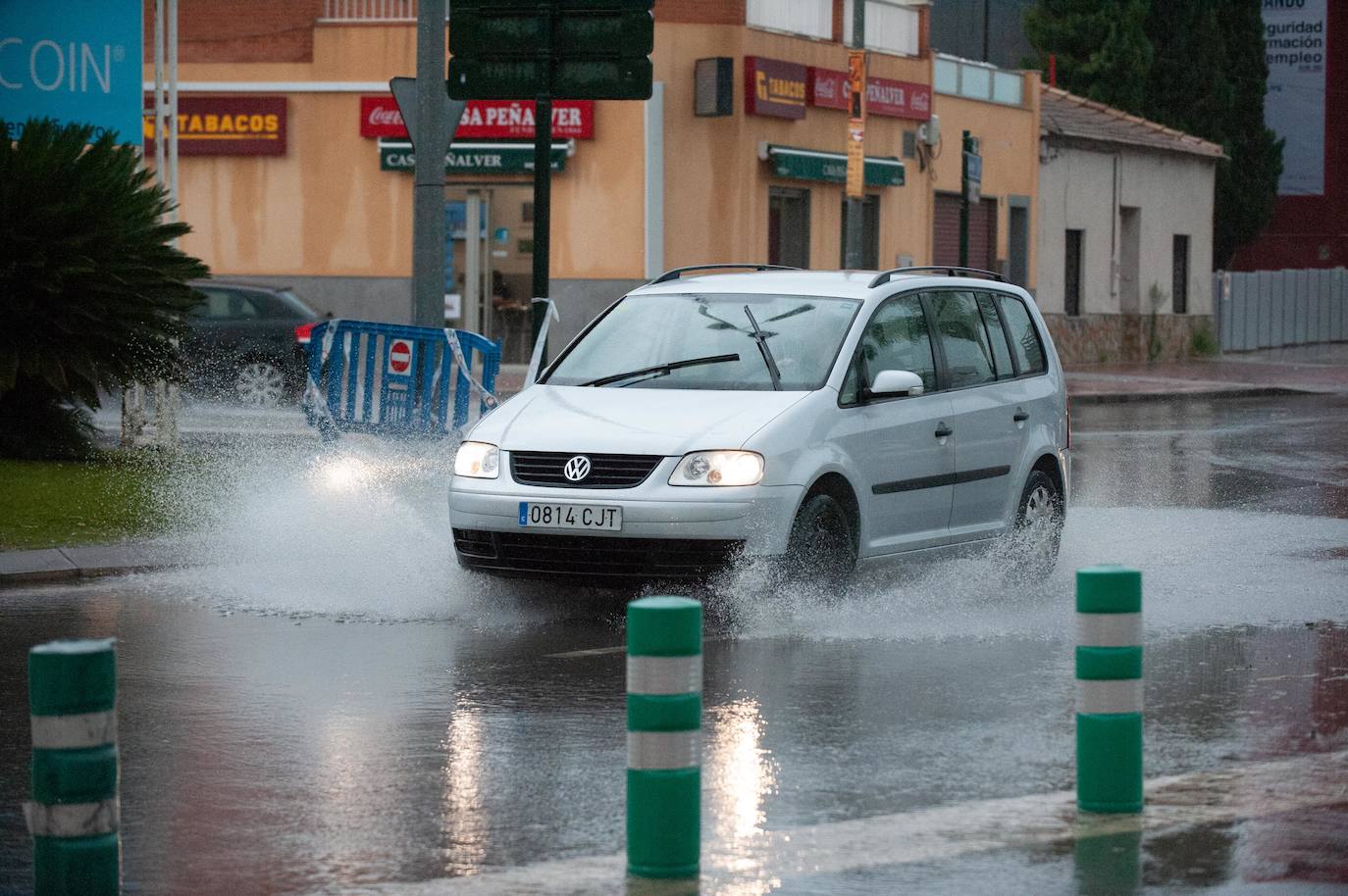 Efectos del temporal en Murcia.