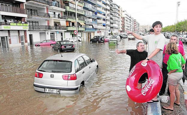 Burriana, el municipio más afectado. 