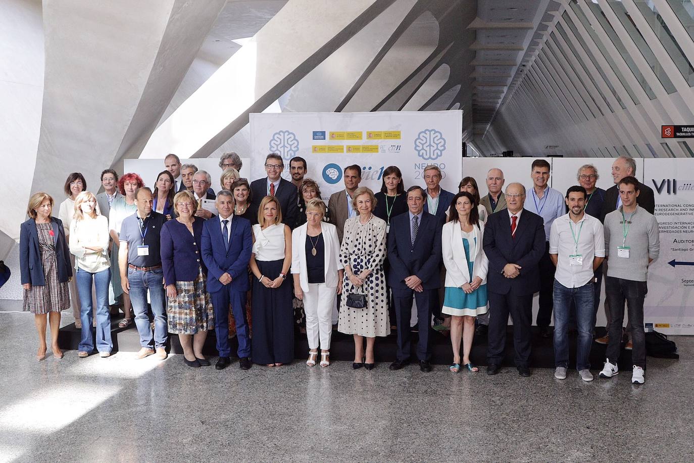 La Reina Sofía inaugura en Valencia el VII Congreso Internacional de Investigación e Innovación en Enfermedades Neurodegenerativas 