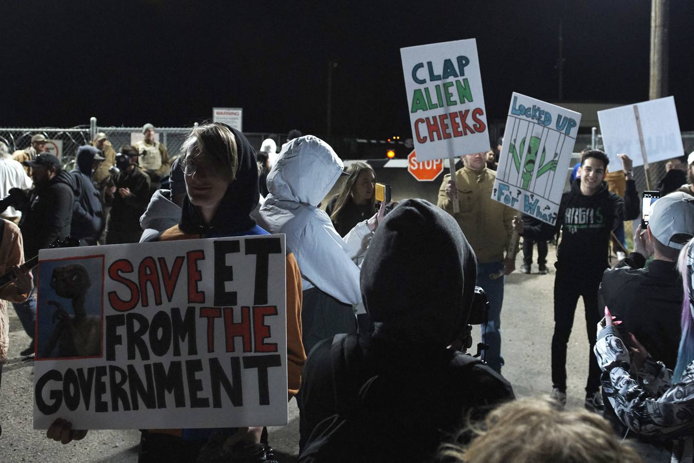 Imágenes previas al asalto al Área 51