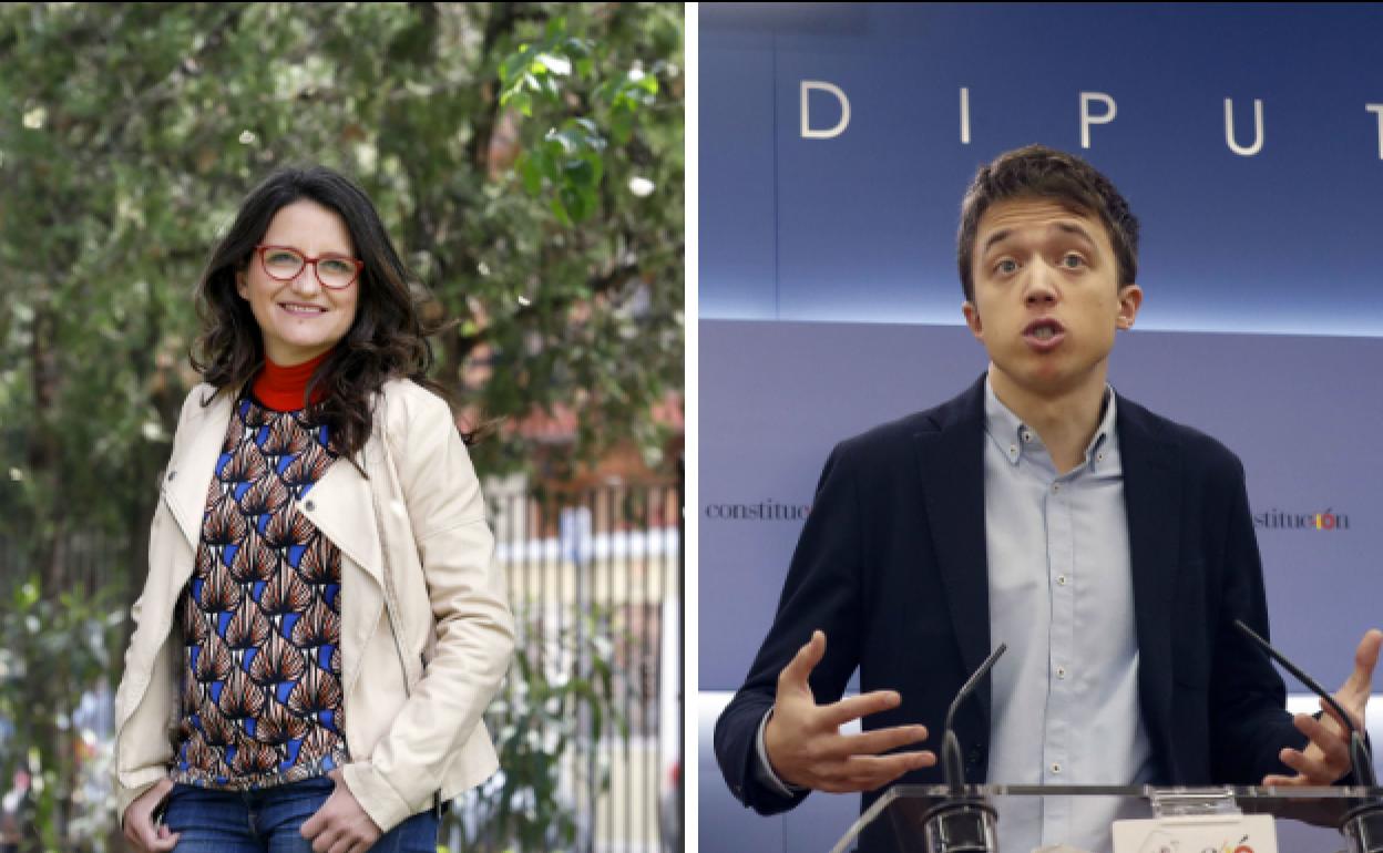 Mónica Oltra e Íñigo Errejón.