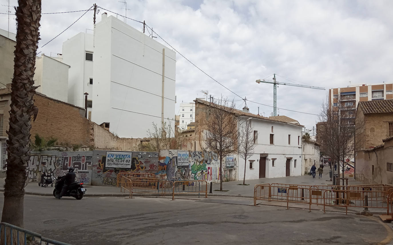 Calle Salabert antes de la renovación