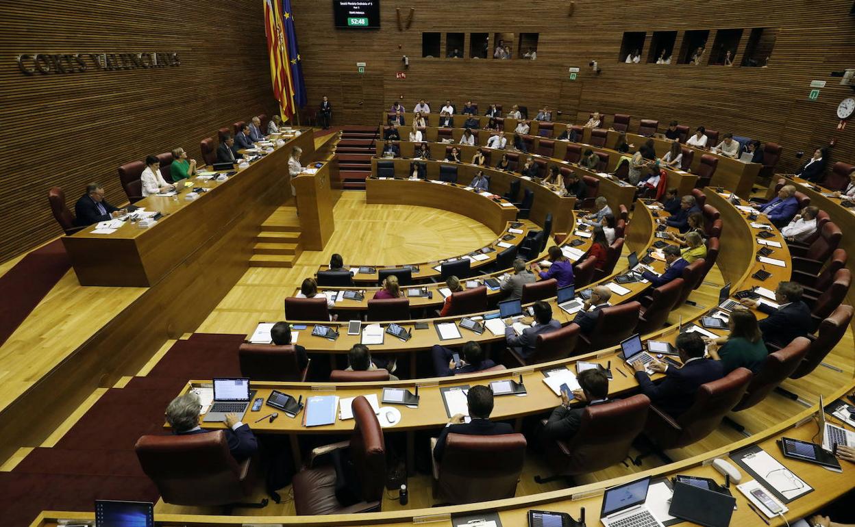 Pleno de Les Corts. 