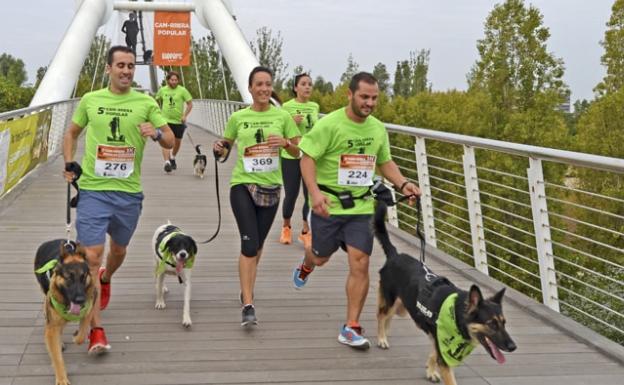 Participantes en la pasada Can-rrera Popular de Valencia.