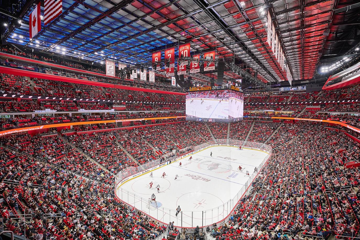 Little Caesars Arena (Detroit). 