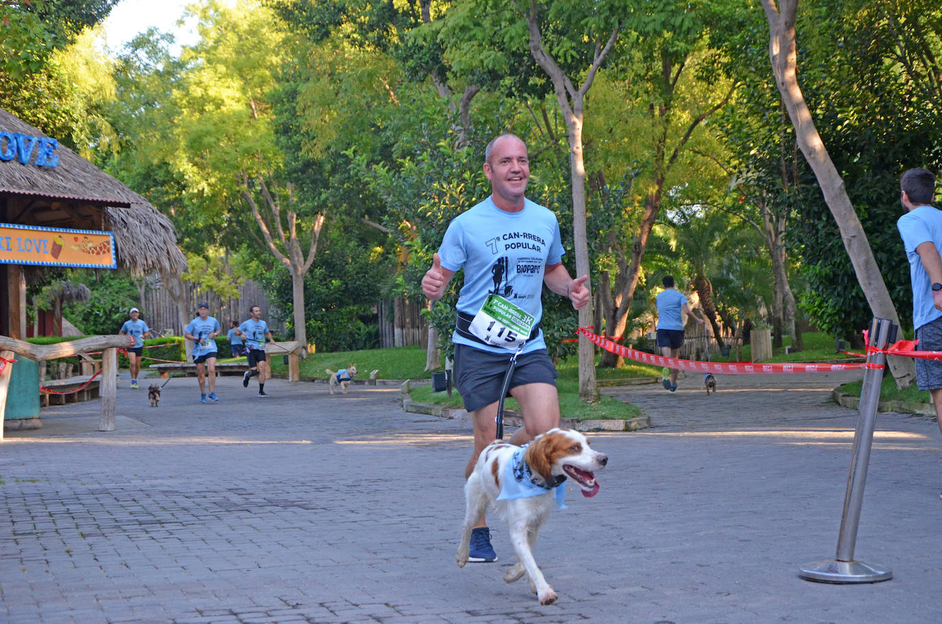 Fotos: Can-rrera Bioparc 2019: animales y dueños corren juntos en Valencia