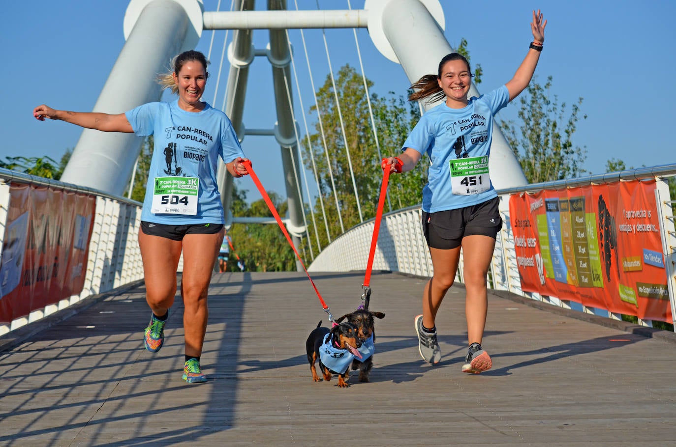 Fotos: Can-rrera Bioparc 2019: animales y dueños corren juntos en Valencia