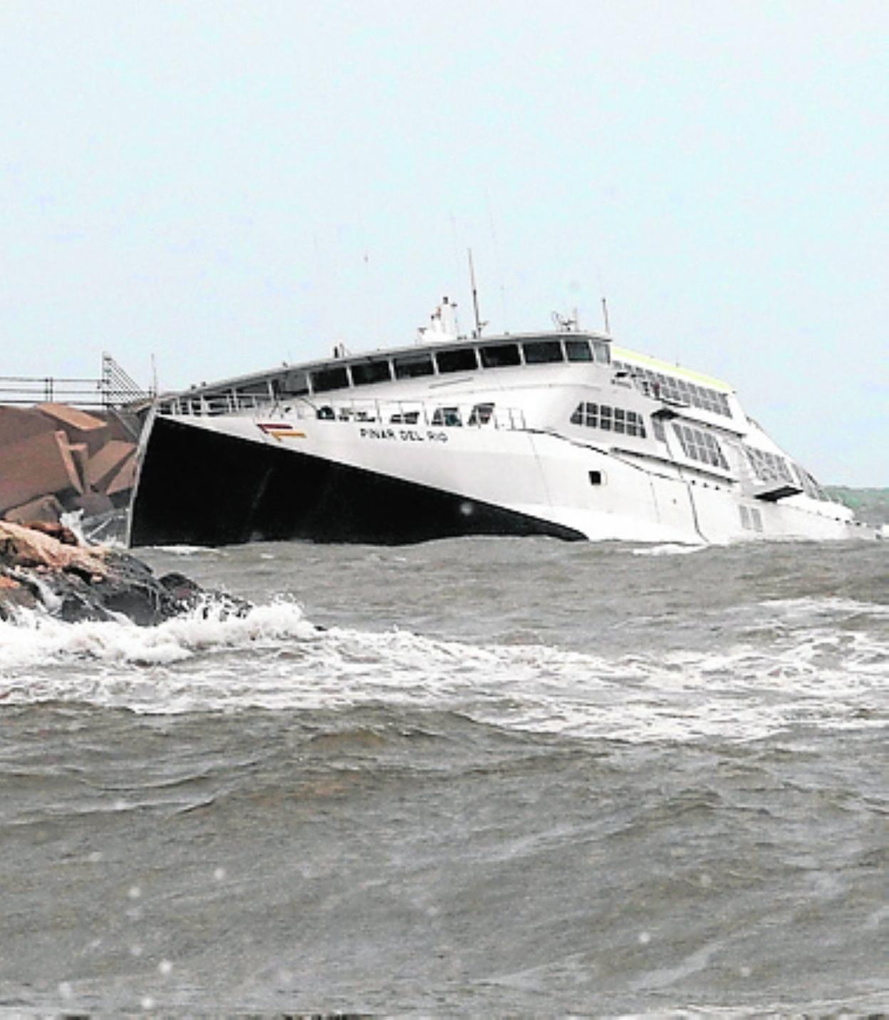 El ferry 'Pinar del Río'. 