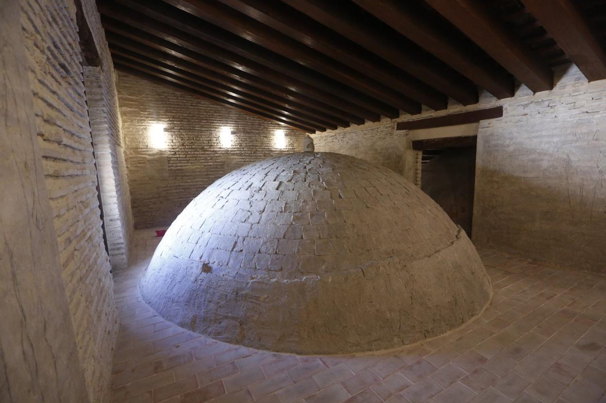 El interior de las bóvedas de la Capilla de la Comunión. 