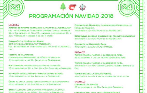 En la programación de Presidencia para la Navidad de 2018 se refieren al Centre de Perfeccionament Plácido Domingo. 