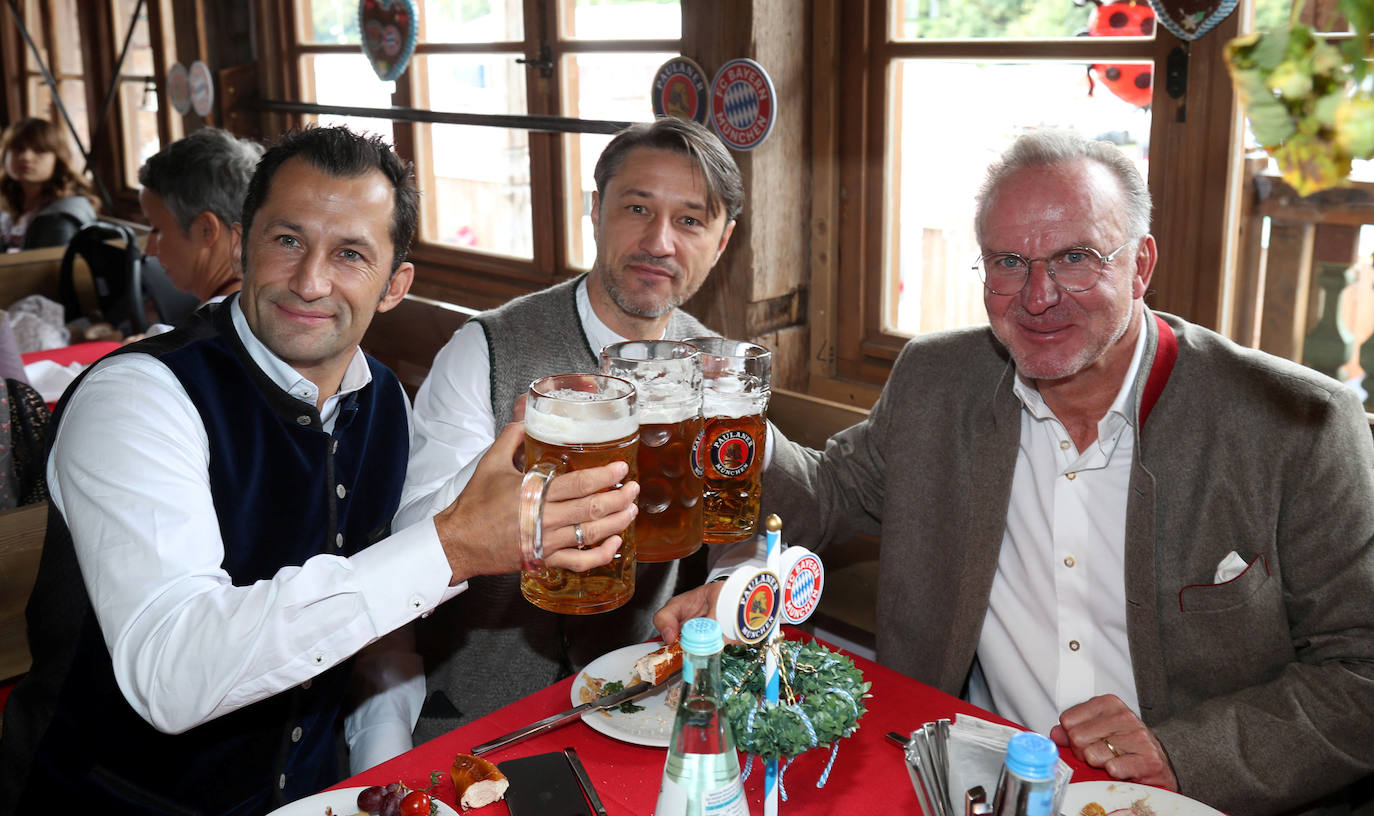 Hasan Salihamidzic, Niko Kovac y Karl Heinz Rummenigge.