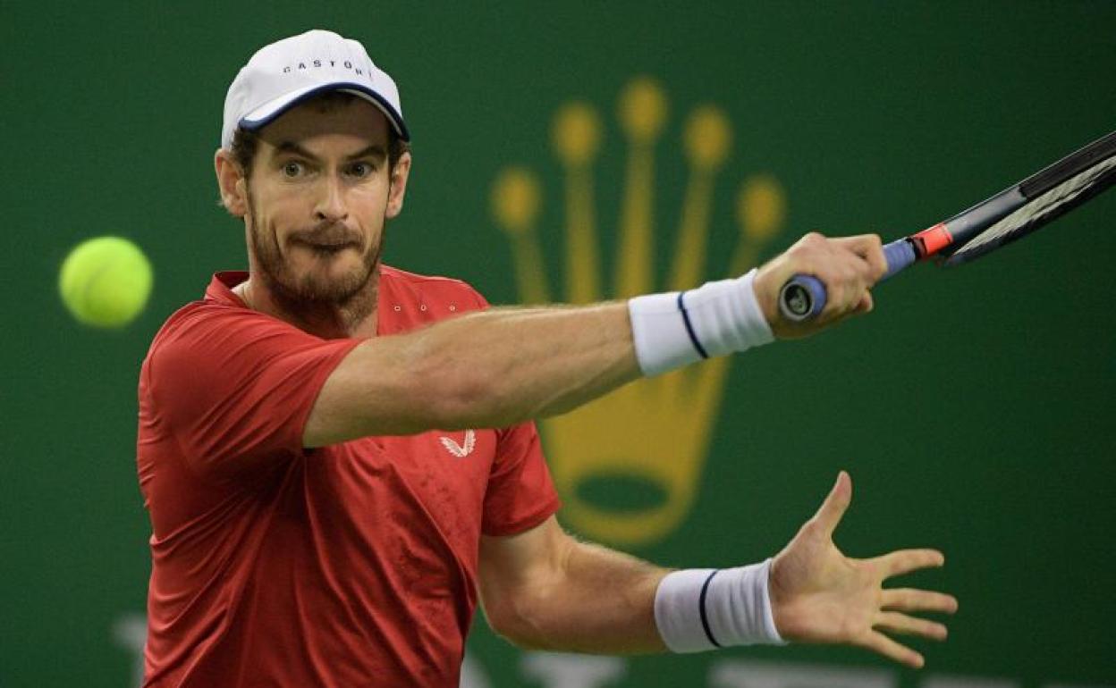 Andy Murray, durante su participación en el Masters 1.000 de Shanghái. 