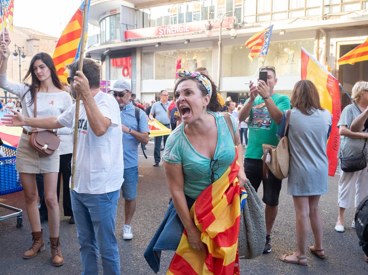 Fotos: Manifestaciones del 9 d&#039;Octubre en Valencia