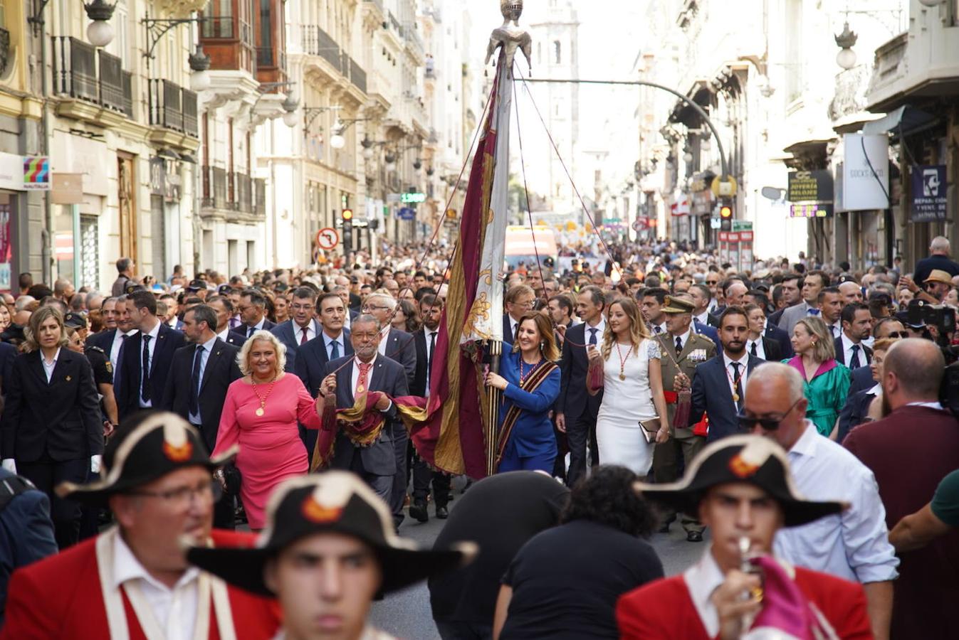 Procesión cívica de Valencia por el 9 d'Octubre de 2019