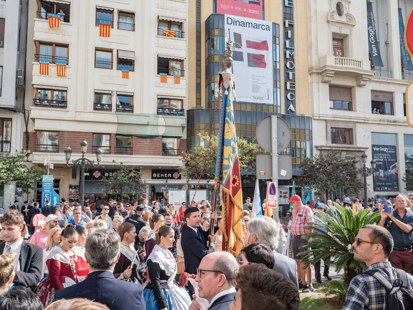 Procesión cívica de Valencia por el 9 d'Octubre de 2019