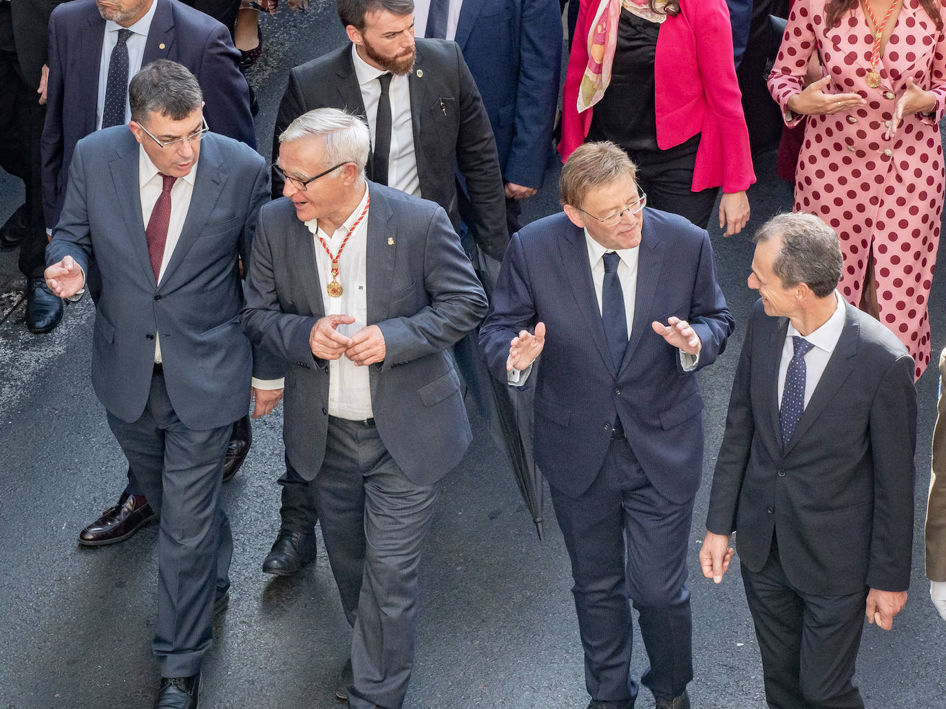 Procesión cívica de Valencia por el 9 d'Octubre de 2019